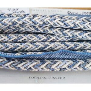 Samuel & Sons 4.25 Yards Provence Cord with Tape Braided Lip Cord Discontinued